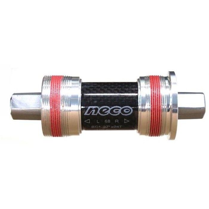 Neco Square Taper Bottom Bracket (Carbon Fibre) — 68 x 116mm —AUS STOCK— BB
