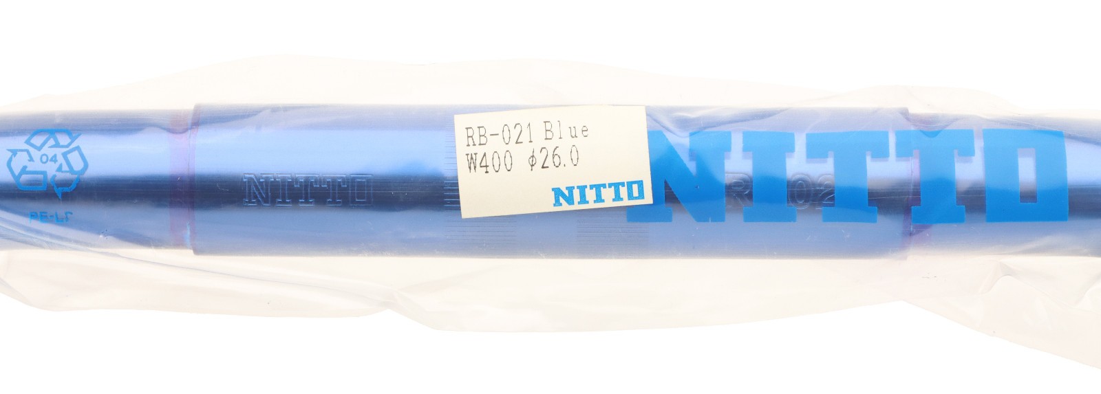 Nitto RB-021 Bullhorn Handlebar Blue 26.0mm Clamp x 40cm Width NOS NEW