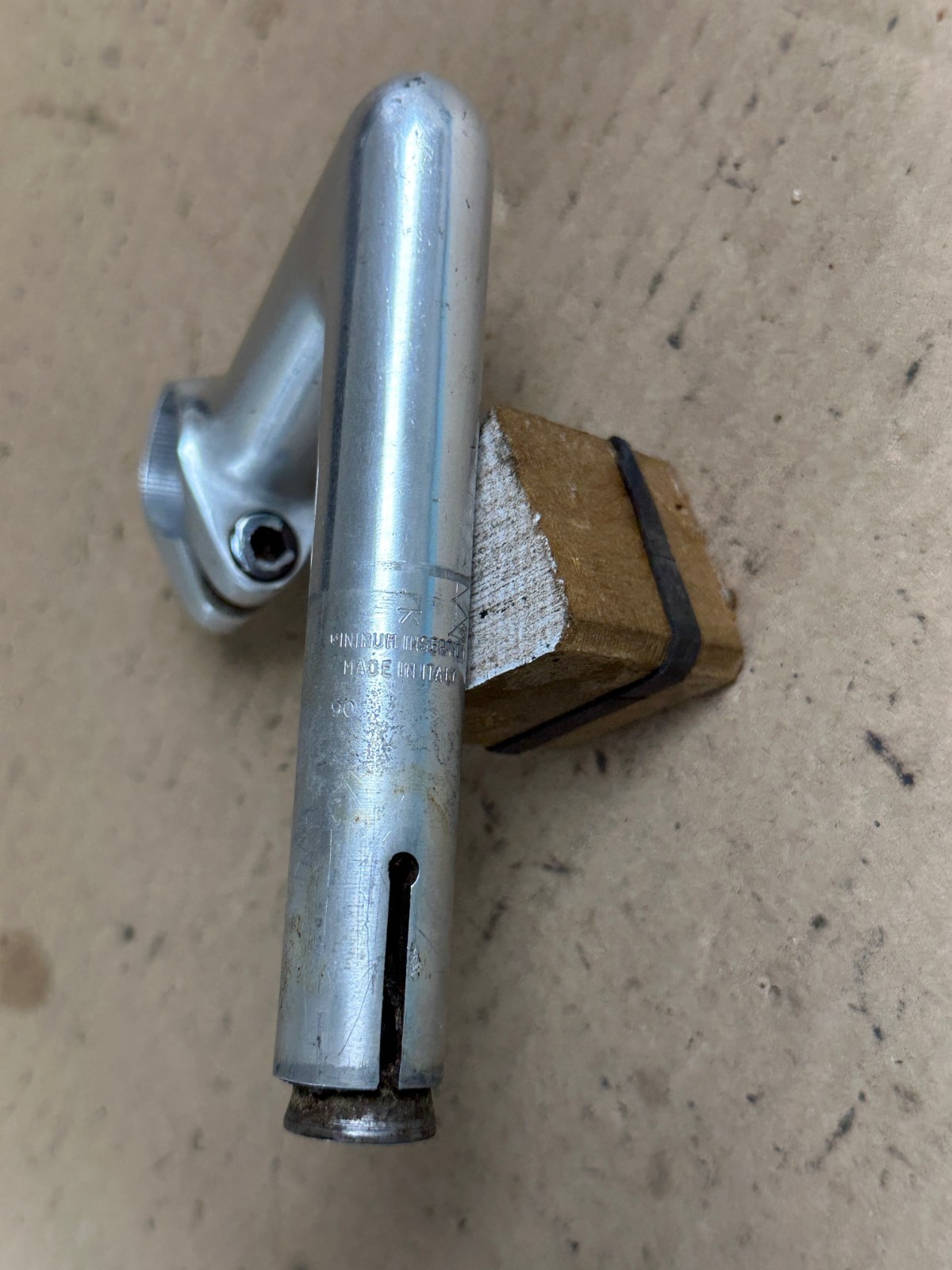 Vintage Cinelli 1″ 1/A 22.2mm Quill Stem, 90mm Reach, 26.4mm Clamp