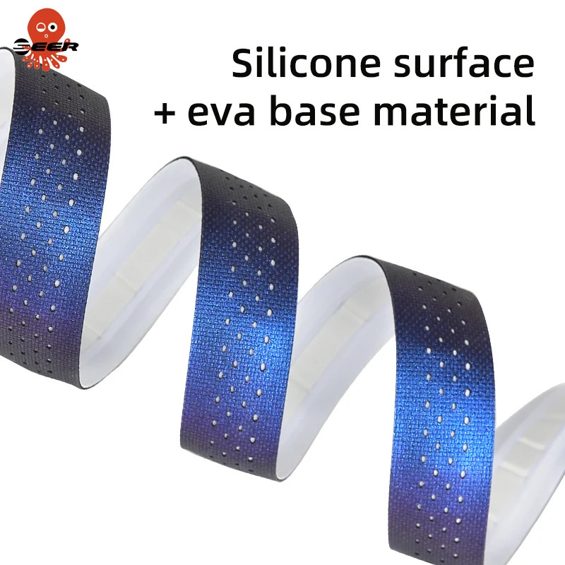 Road Bike Handlebar Tape Silicone ShockAbsorbing Tape EVA+PU Anti-Slip Bike Grip