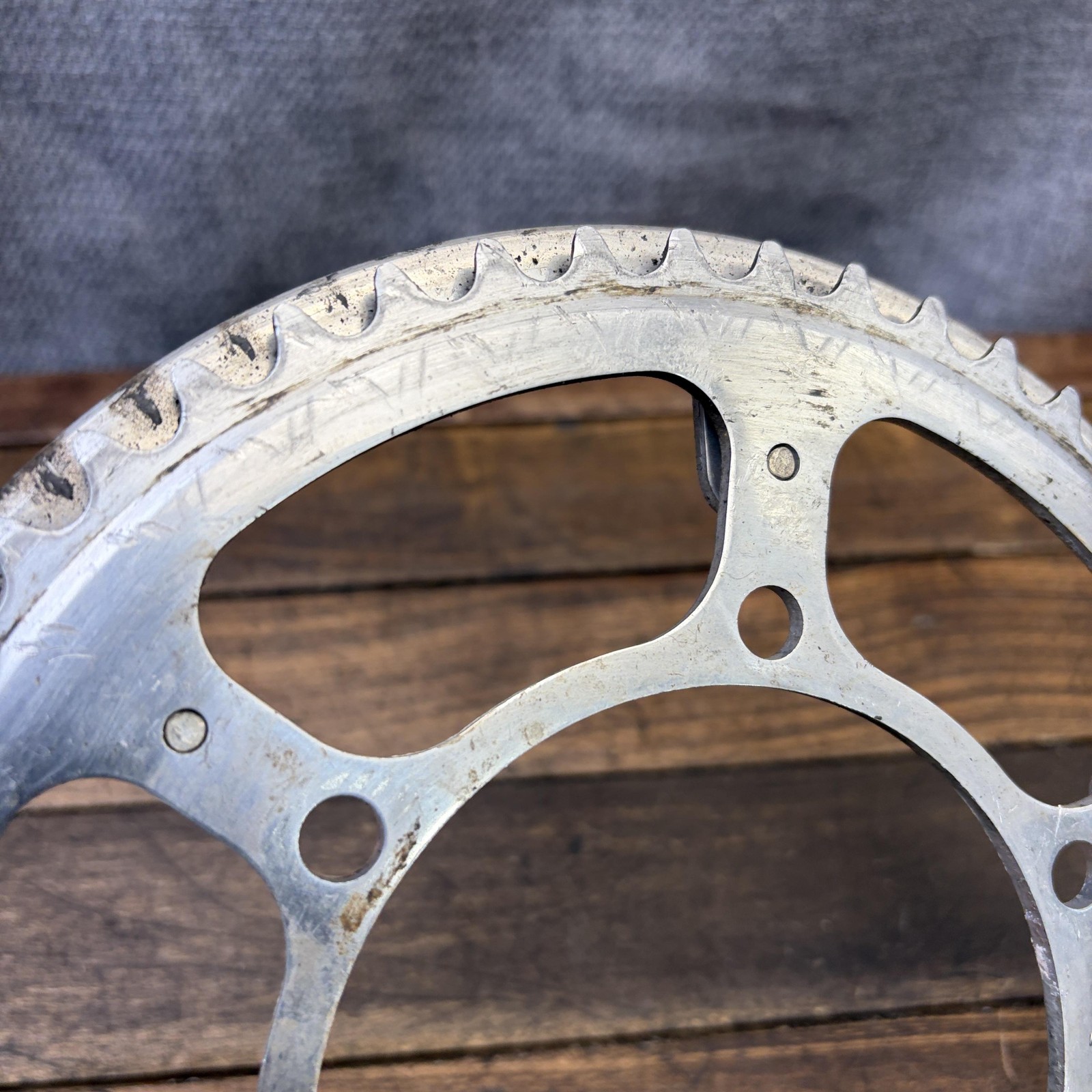 Vintage Stronglight 52T Chainring Guard 116 BCD 6-Arm Charinguard 52 Tooth