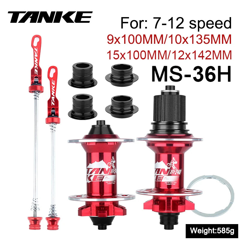 Mountain Bike Quick Release Hub 36H 6 Claw 108 Clicks Sealed Bearing Disc Brake