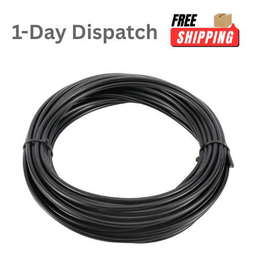 YaeMarine 5mm 50ft Lined Brake Cable Housing Black