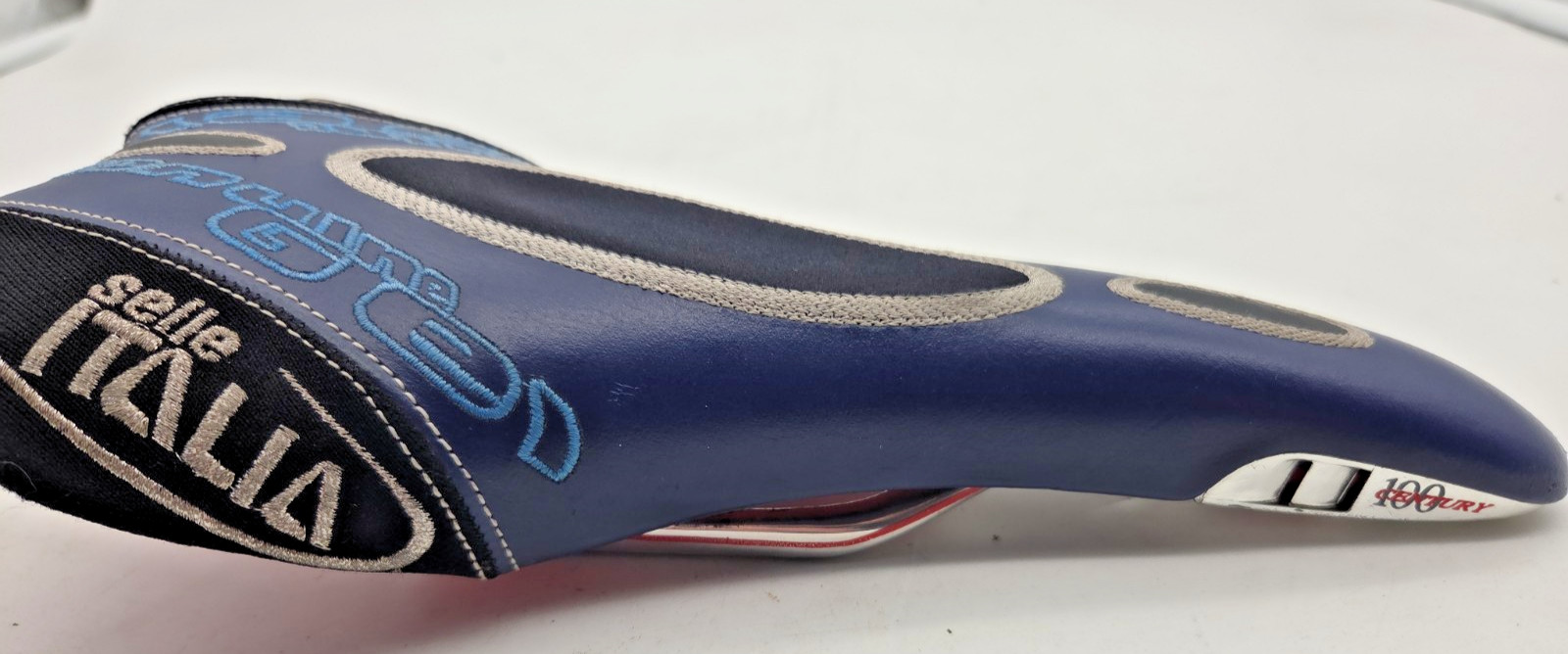 SELLE ITALIA GEL BLACK VINTAGE SADDLE SEAT SEATPOST ROAD RACING BIKE Century 100