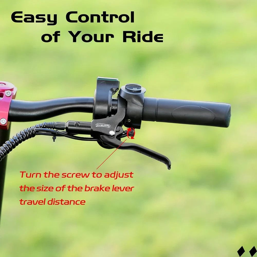 RED Hydraulic Disc Brakes Set 2-PIN/Power-Off Electric Scooter/E-Scooter L-R