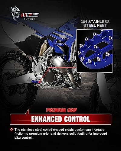 Dirt Bike Foot Pegs, CNC YZ 65/85/125/250/250F/250X/426F/450F, WR 250F/450F