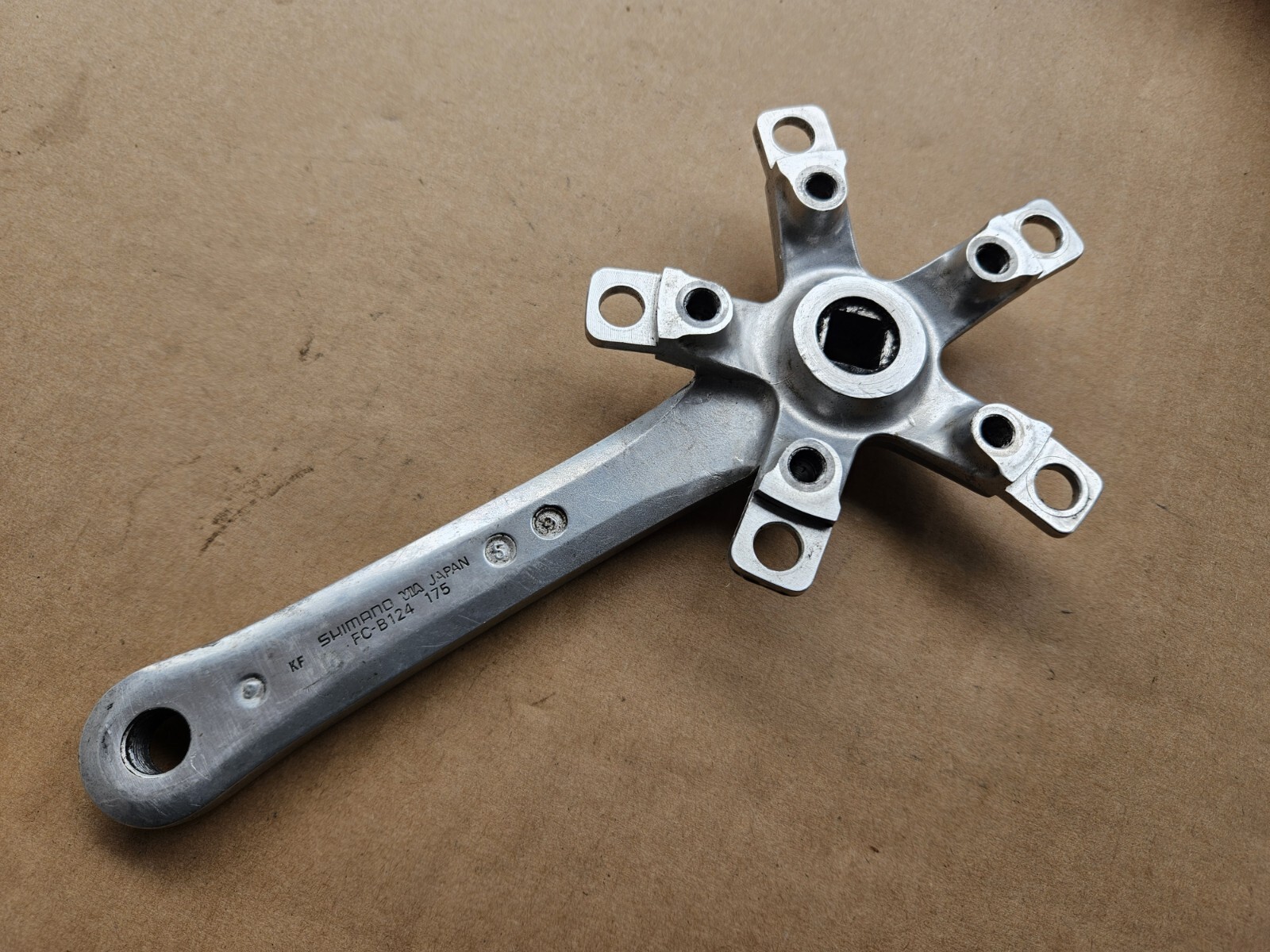 Shimano FC-B124 Triple Mountain Bike Crankset 175mm 110/74 Crank Drive Side Only