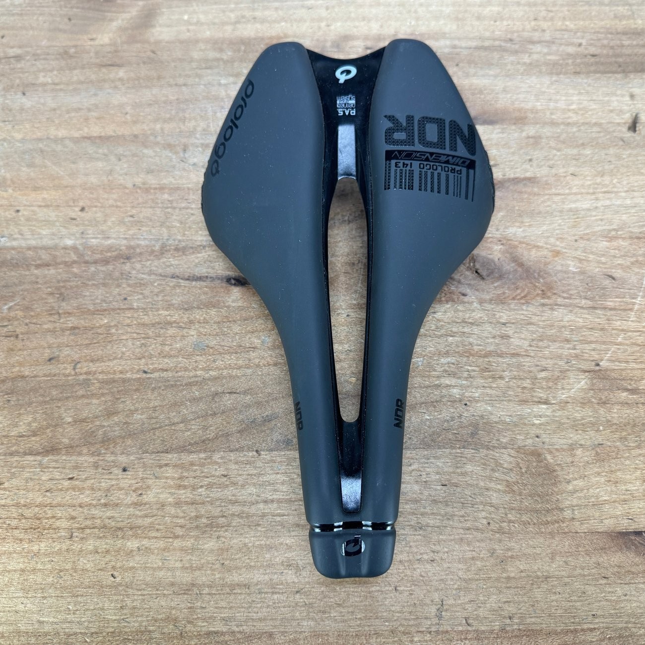 Low Mile! Prologo Dimension NDR Pas 143mm 7x7mm T4.0 Chromoly Rails Bike Saddle