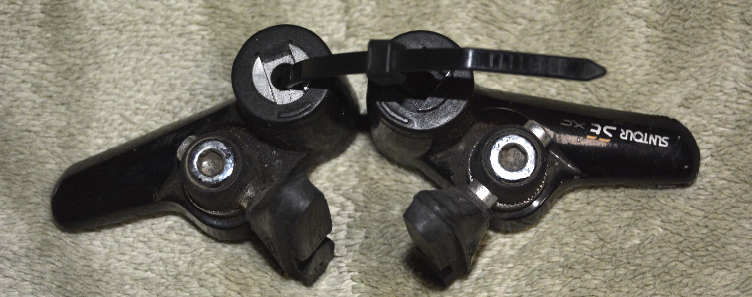 Suntour SE XC Pedersen Self-Energizing Cantilever Brakes Black Vintage 80s/90s