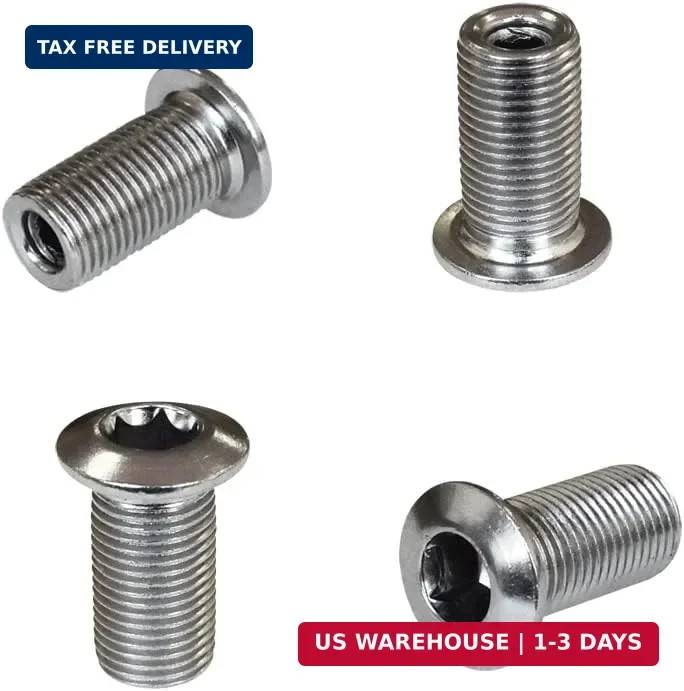 5 pcs for Each Single/Double/Triple Chainring Bolts Screws Disc Crankset Nuts Ch