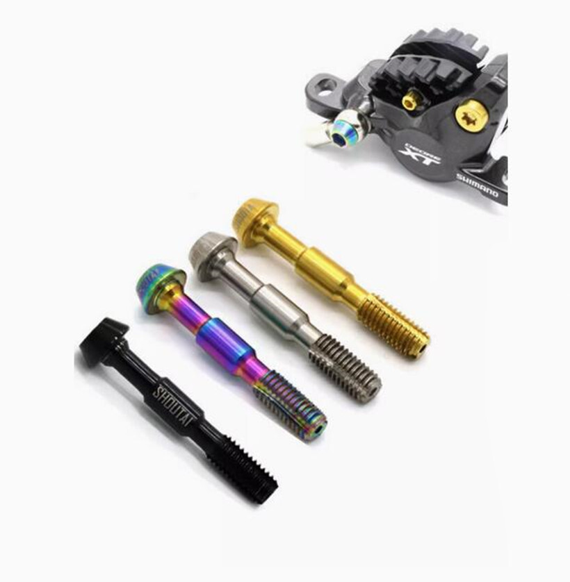 Oil Slick Titanium Banjo Bolt w/ O-rings For Shimano XTR XT SLX M8000 M7000