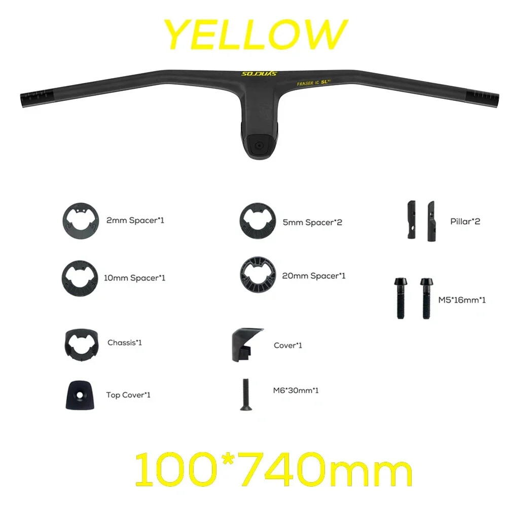 740MM Carbon MTB Bicycle Integated Handlebar Handlebar FRASER IC SL WC -20°