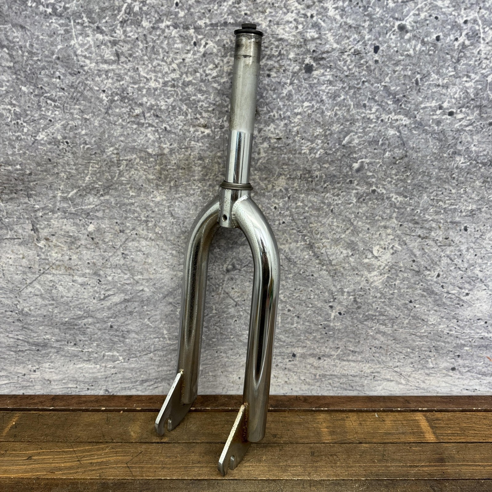 Vintage BMX Freestyle Fork 20in 1 1/8 Threadless Chrome Bike 10mm Dropouts