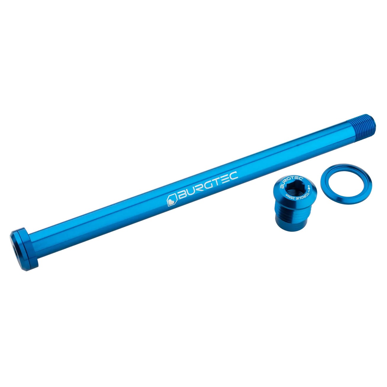 Burgtec 180mm x 12mm 1.00mm Pitch Rear Axle – Deep Blue