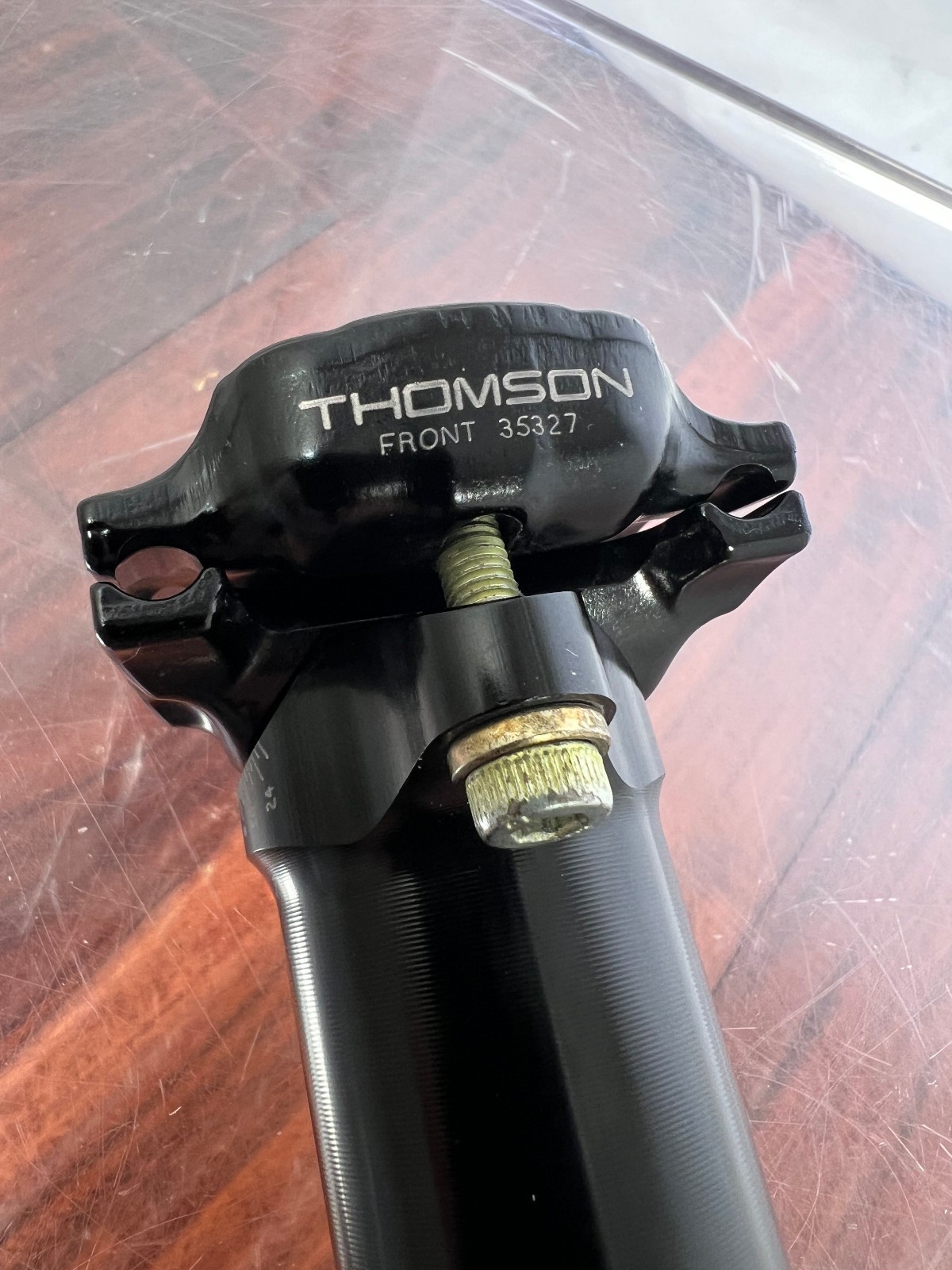 Thomson Elite 0 Setback Seatpost 30.9mm x 260mm (Cut) Black Made In USA