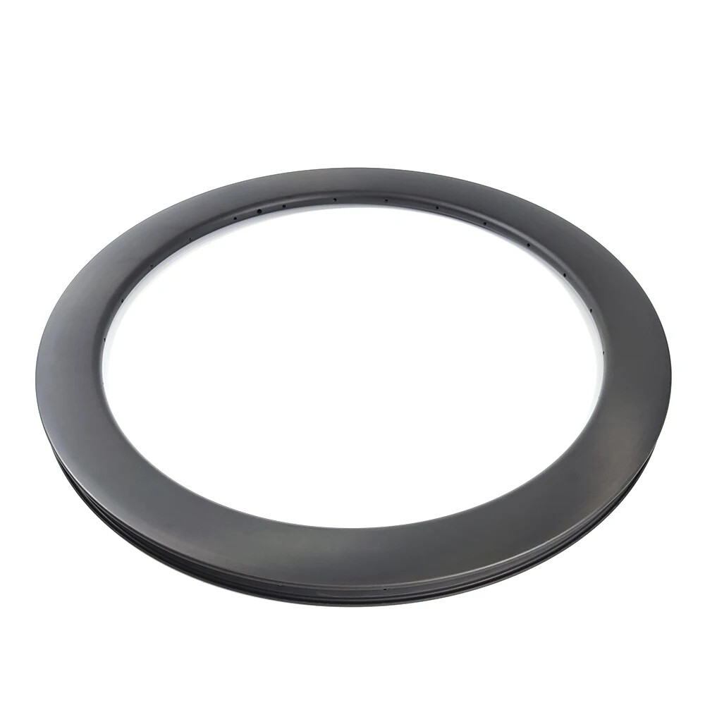 700C 36mm Width Gravel Bike Carbon Rim Hook Tubeless UD 3K Matte Glossy 20H-36H