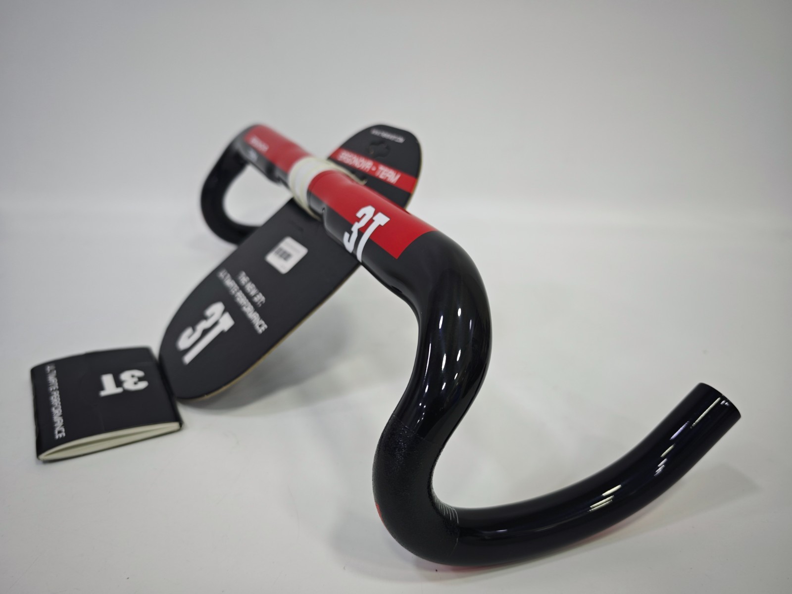 3T Handlebar Ergonova Team Carbon RedBlack 31.8mmx460mm (46cm)