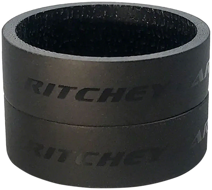 Pack of 2 Ritchey WCS Carbon Headset Spacers 1-1/8″ 10mm Black 2 Pack 33mm