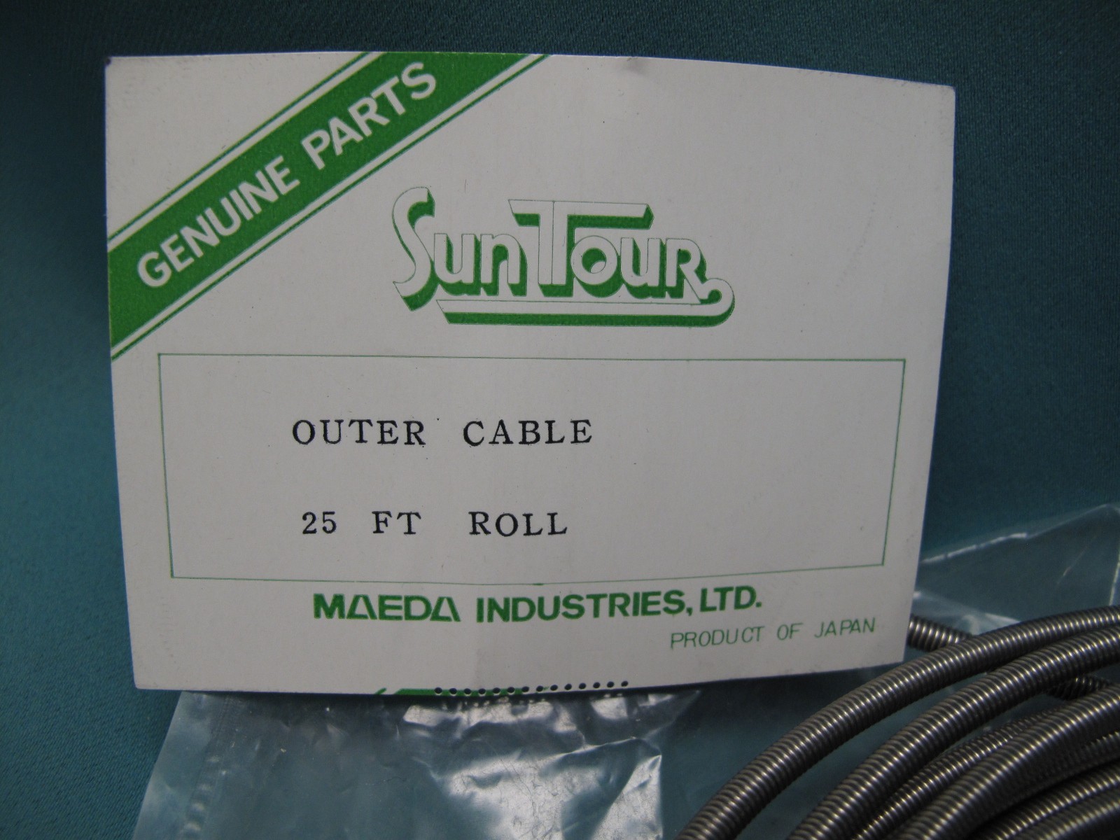 Vintage Suntour Bar End Barcon Shifter Stainless Steel Cable Housing 25 Feet NOS
