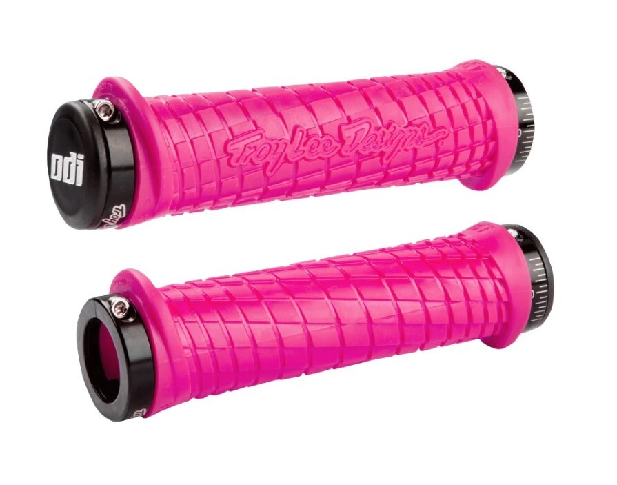 ODI TROY LEE DESIGNS SIGNATURE SERIES LOCK-ON MTB HANDLEBAR GRIPS 130MM NEW