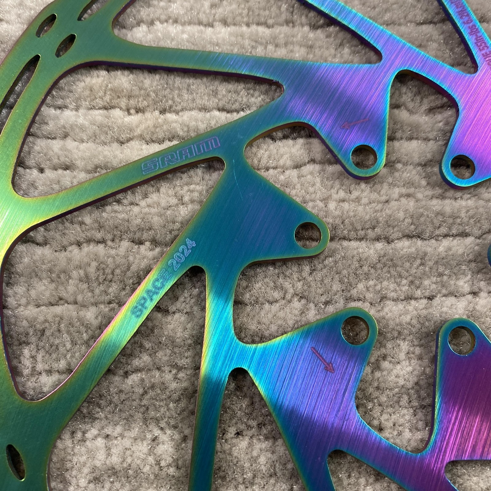 SRAM CenterLine Disc Brake Rotor 203mm 6-Bolt Multicolor Avid MTB Road Bike