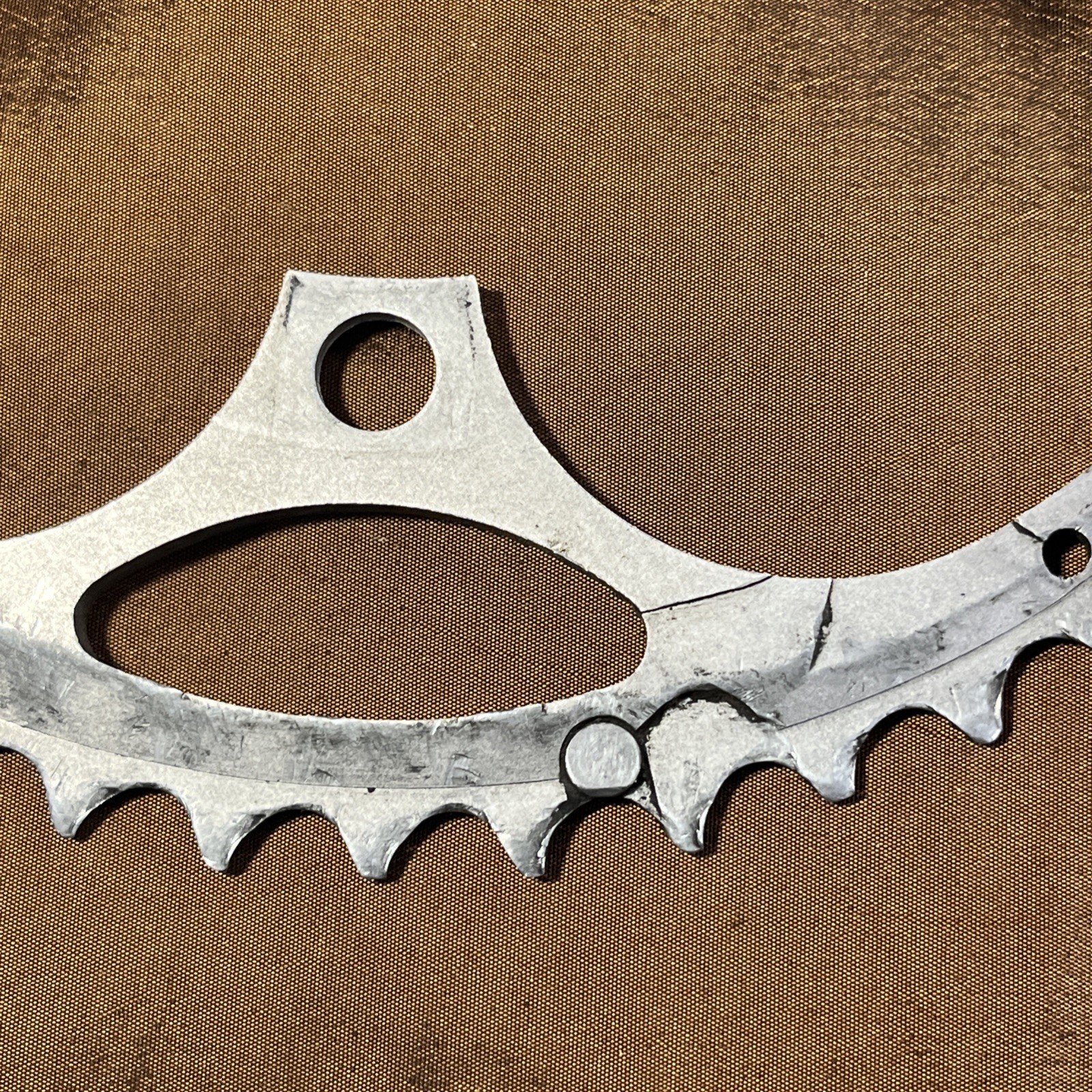 Vintage Shimano SG 52T Chainring 130 BCD 5-Bolt Silver Road Bike 52 Tooth