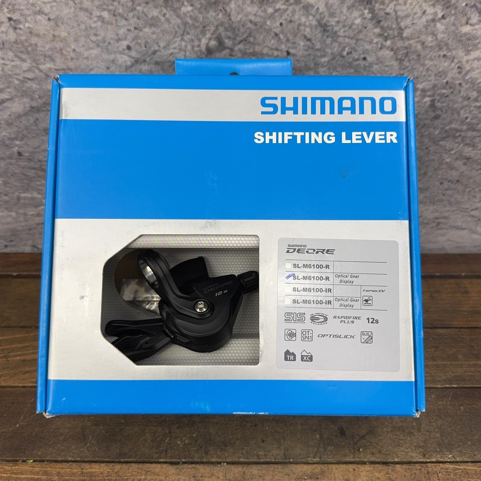 Shimano Deore SL-M6100-R Right Shifter 12s Rapidfire Plus MTB Black Trigger