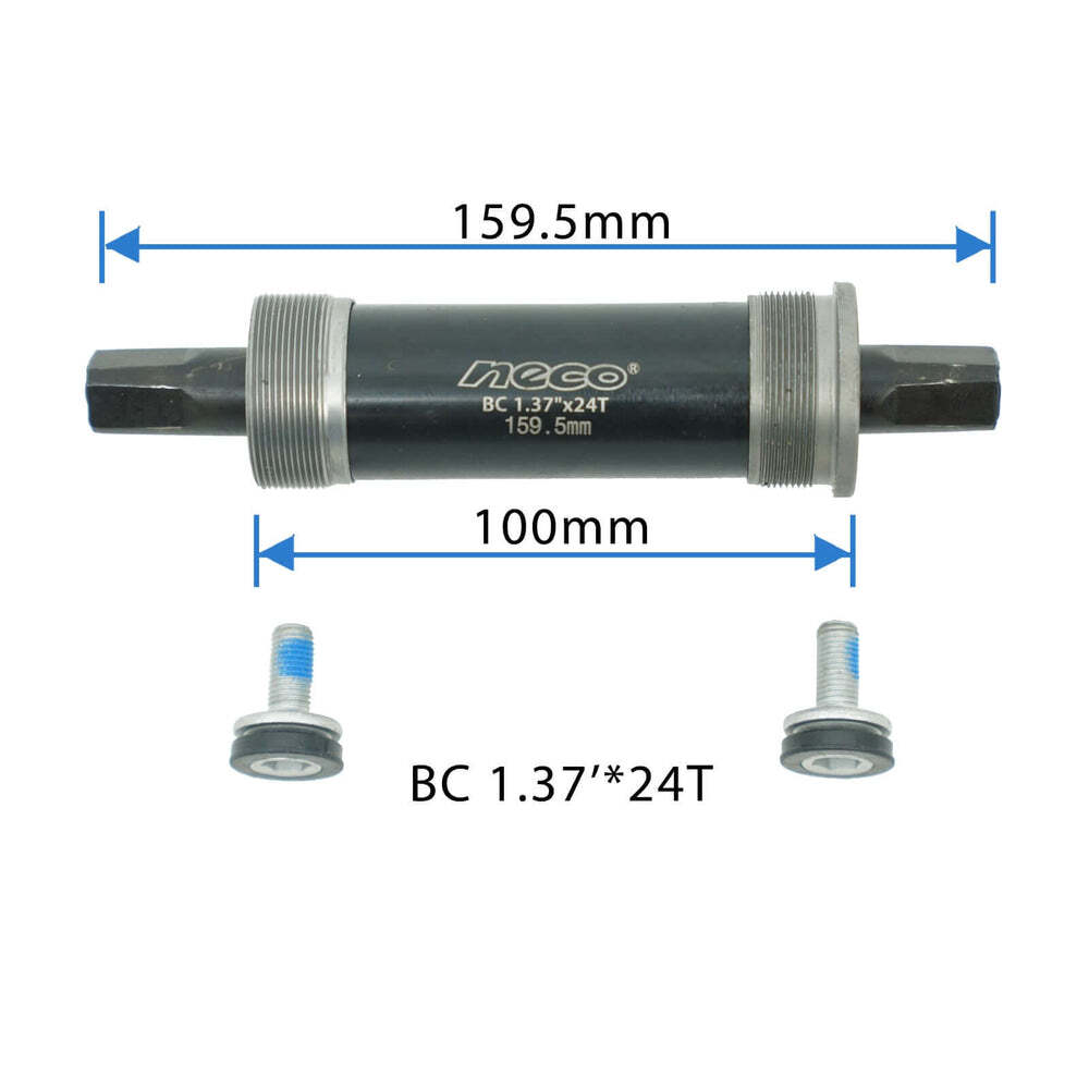 EXTRA WIDE Bicycle Bottom Bracket for 26″ x 4.0 Fat Wheel E-Bike 159mm