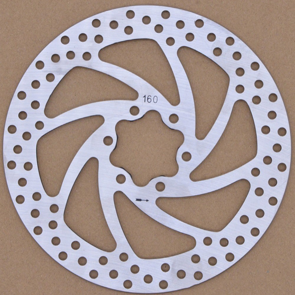 For E Bikes 160MM 180MM Standard 6 Hole High Hardness Steel Disc Brake