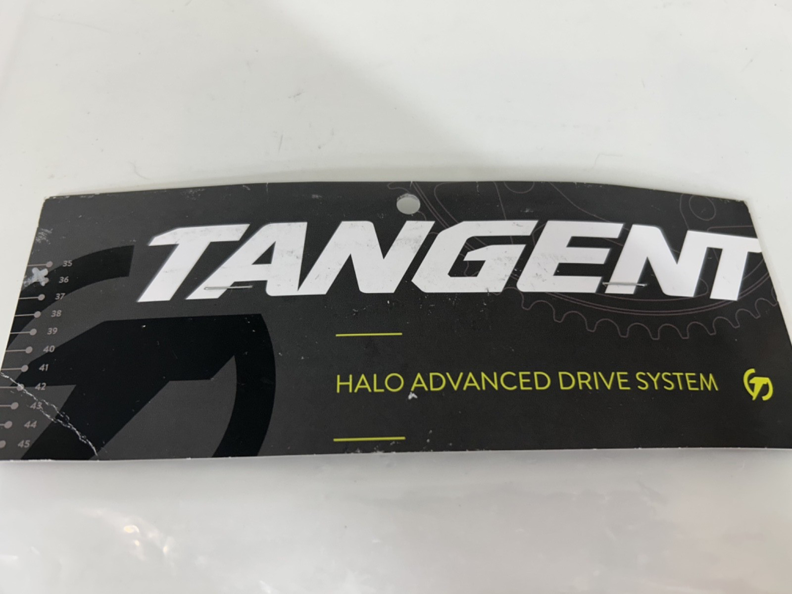 NEW in Package Tangent Halo 4-Bolt Chain Ring (White) 36T 91-5296 36 – B12