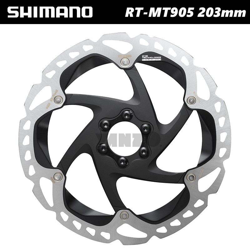 SHIMANO XTR RT-MT905 – 180mm/203mm 6-bolt mountain disc brake rotor-OE
