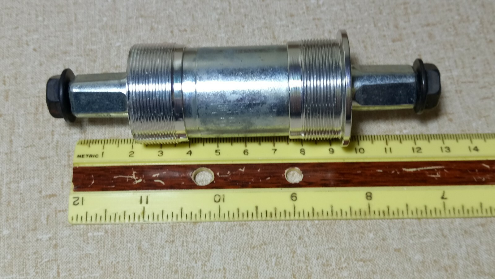 NOS Tien Hsin BB-7420AL 68mm X 116mm Bicycle Bottom Bracket 1.37×24 Square JIS