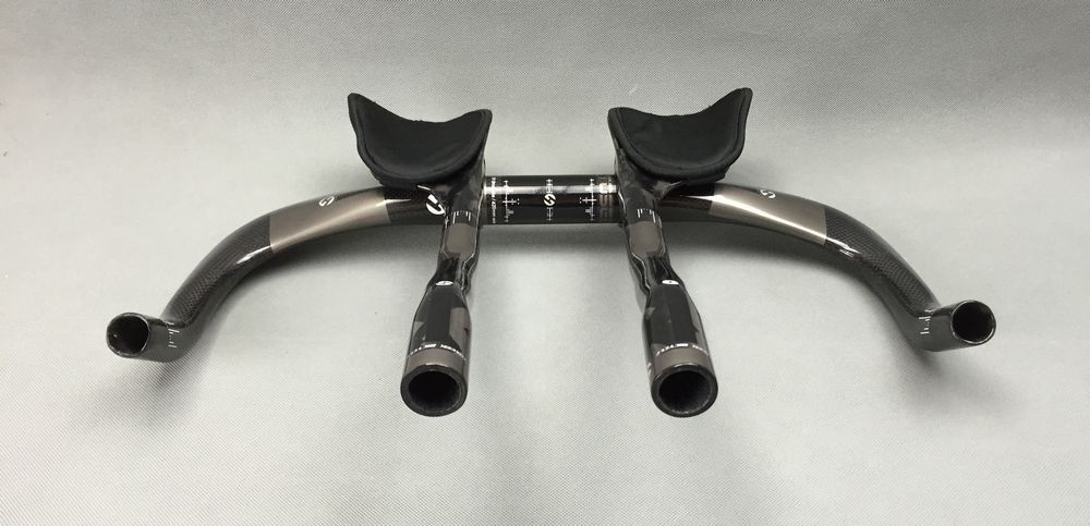 Carbon Fiber Bullhorn Rest Bar Time Trial Road Bike Handlebar 31.8*400/420/440mm