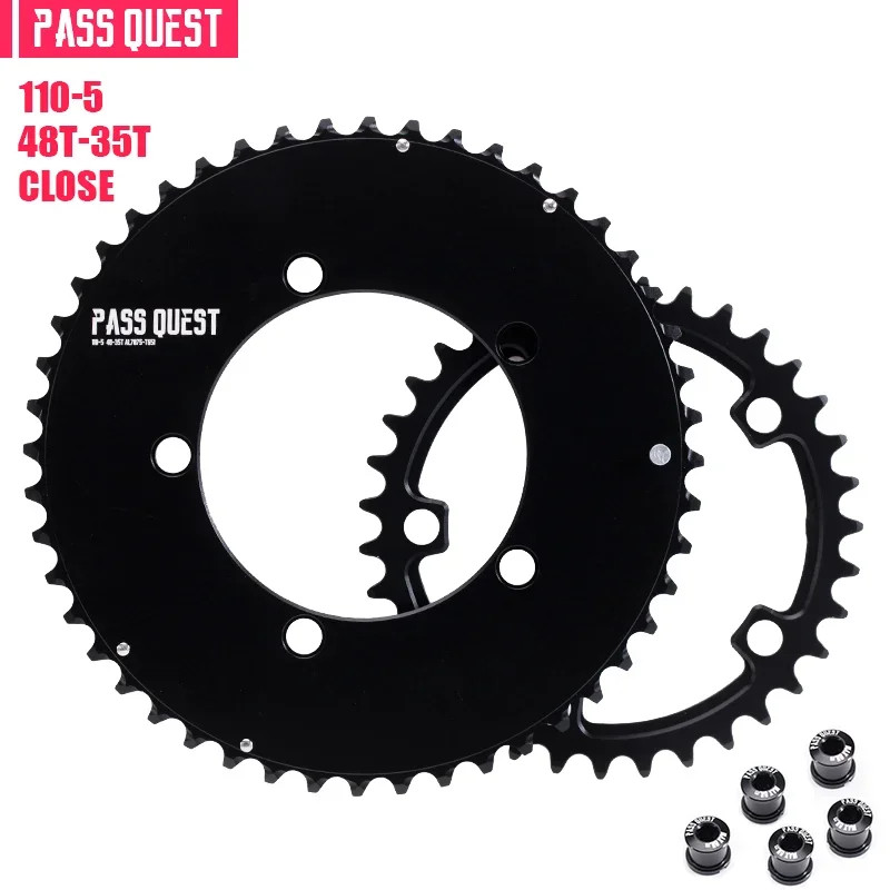 Road Bike 56-42T BCD 130mm Five Jaw Crank 54-40T 53-39T Double Chainrings