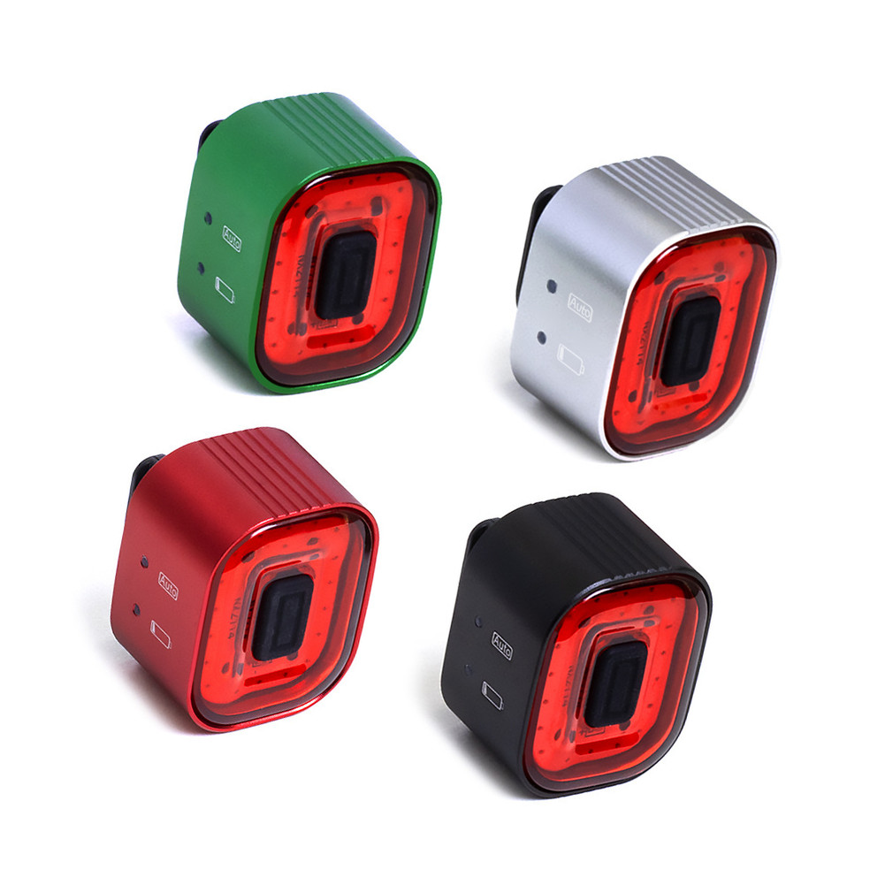 Auto Sensing Taillight for Bikes USB Rechargeable Bright LED All Weather