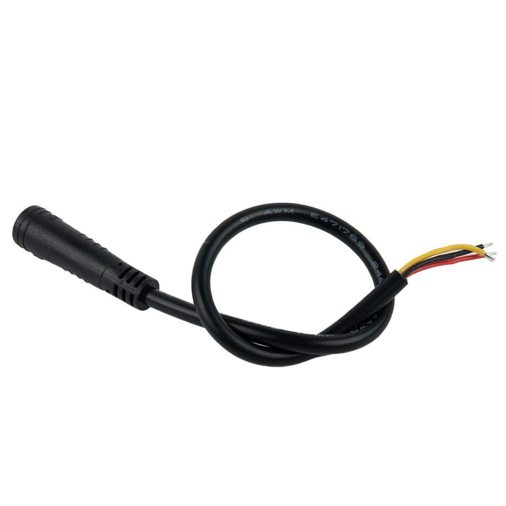 Ebike Display Signal Line Connector 20cm Compatible Plastic Steel Build