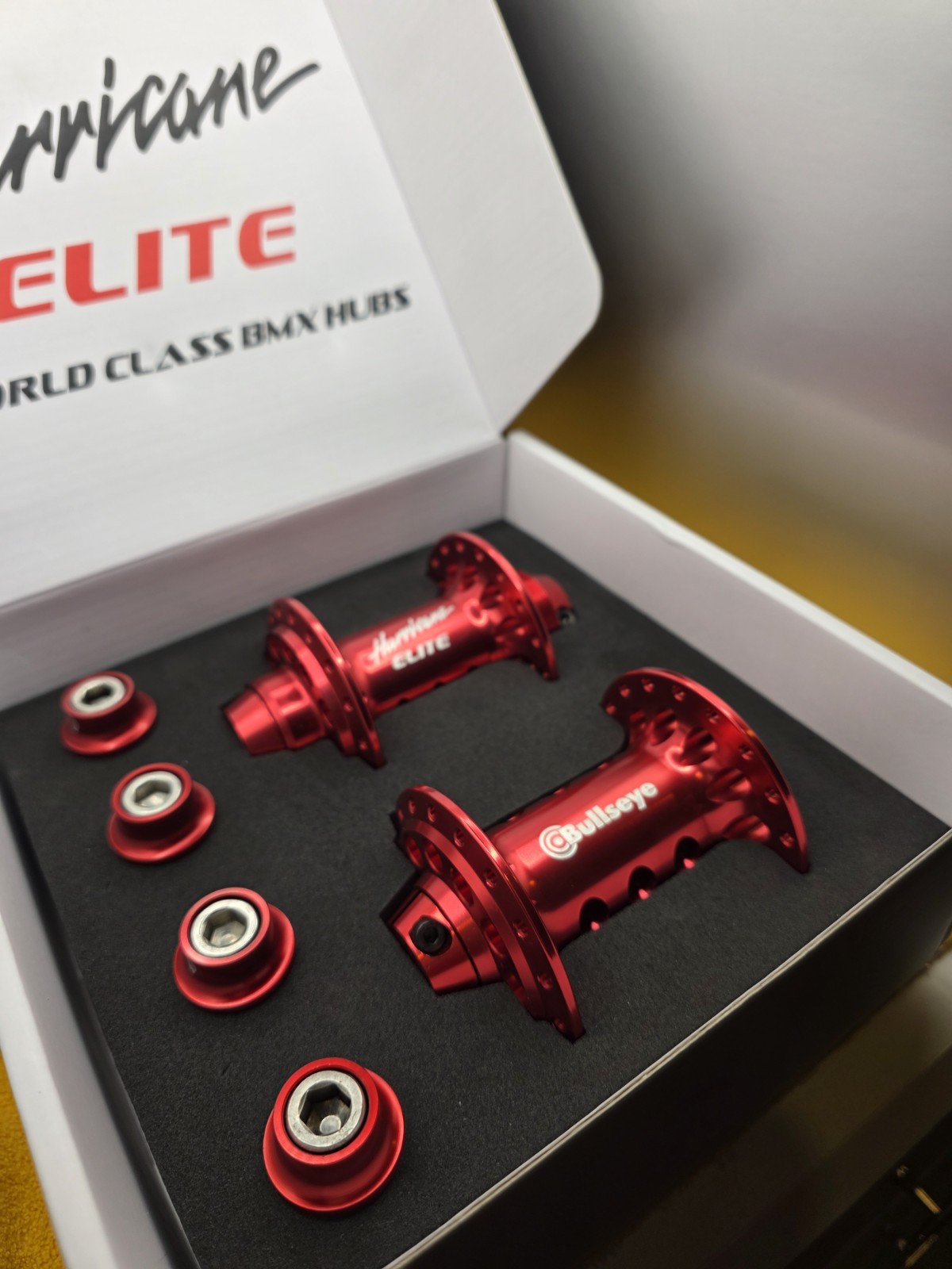 BULLSEYE 🎯 Hurricane Elite Hubs Top Notch With Volcanos BMX GT SE bikes