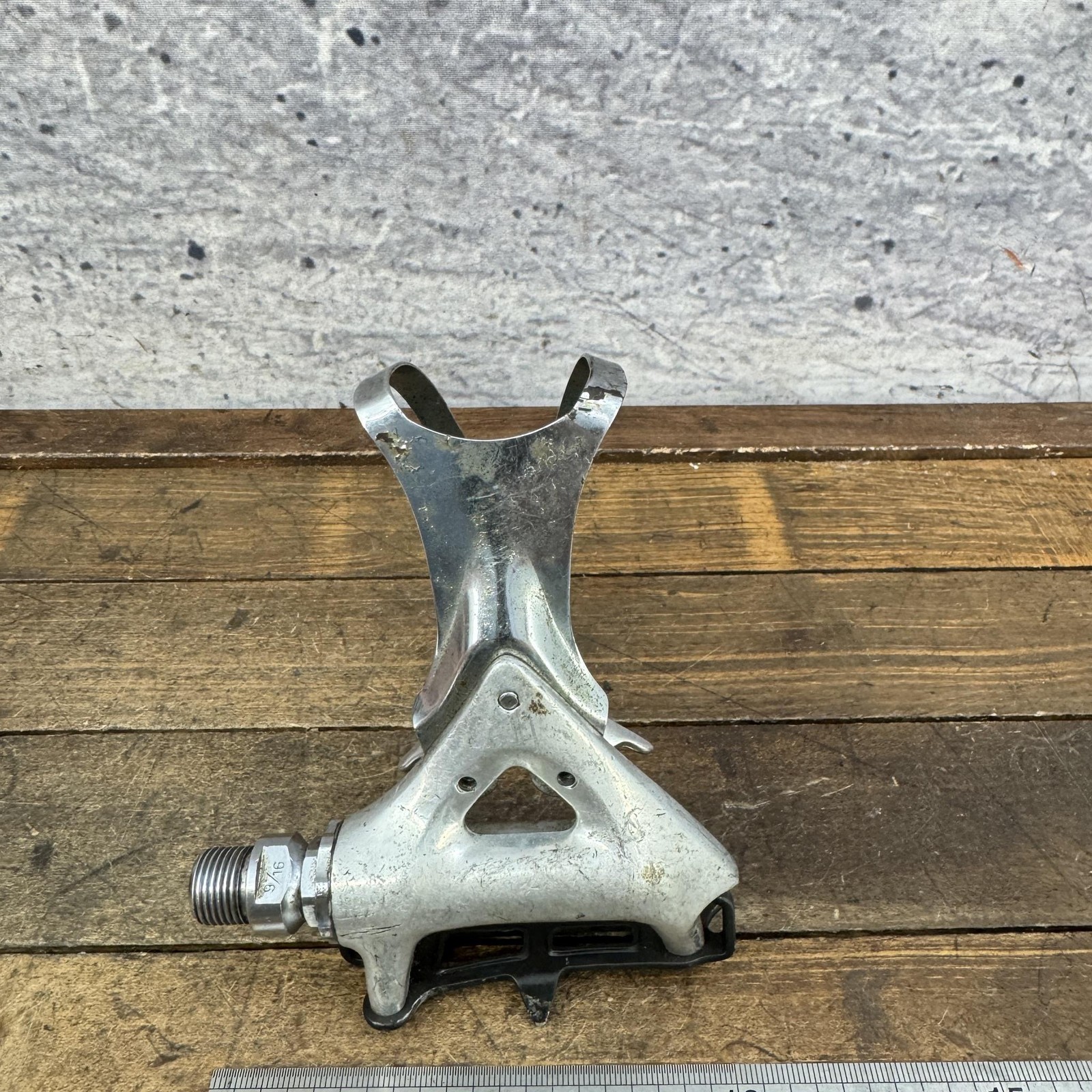 Vintage Shimano Dura-Ace PD-7400 LEFT Pedal 9/16 In Toe Clip Road Eroica