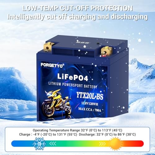 Lithium YTX30L-BS, 850A LiFePO4 Motorcycle Battery, 12V 12AH YTX30L-BS-12AH