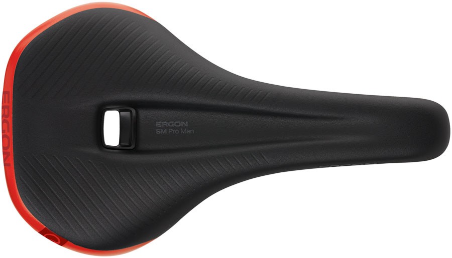 Ergon SM Pro Saddle – Risky Red Micfrofiber Cover Topeak QuickClick Adaptor