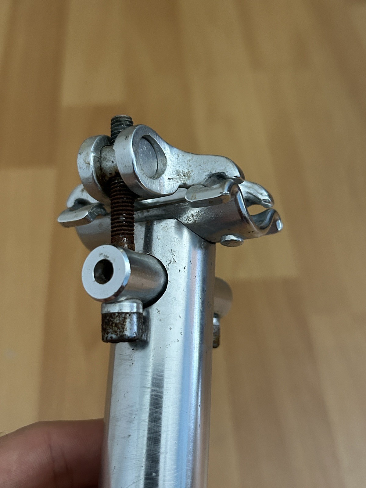 Vintage Kalloy SP-257 Seatpost 27.2 x 250mm 90s Road Bike Alloy 2 Bolt U.S.E.