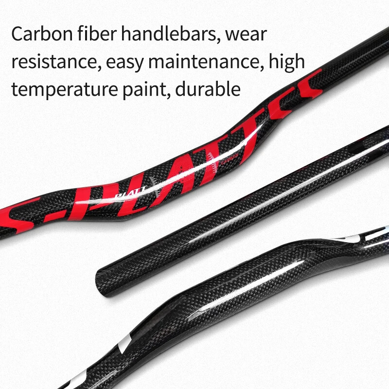 Ultralight Carbon Fiber Handle Bar Mountain Bike Road Bike Riser Bar 720mm