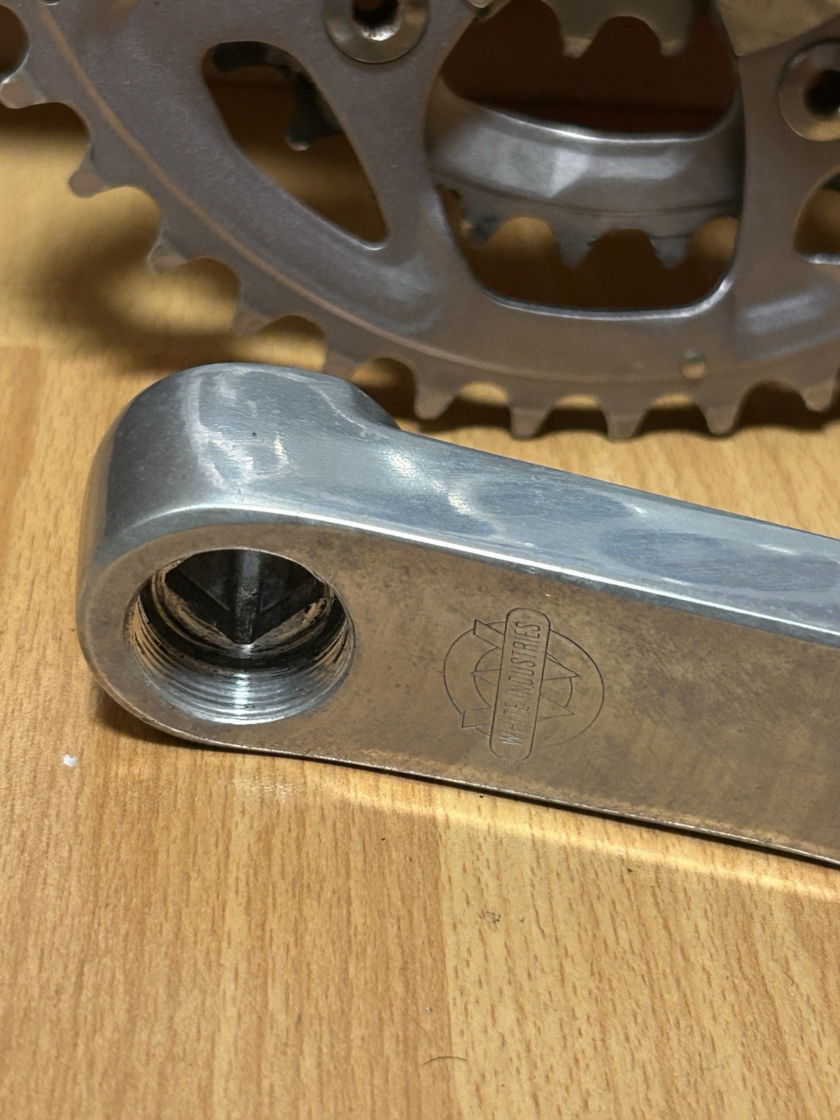 Vintage White Industries by Sugino Crankset Square Taper Cranks 175mm 94/58 BCD