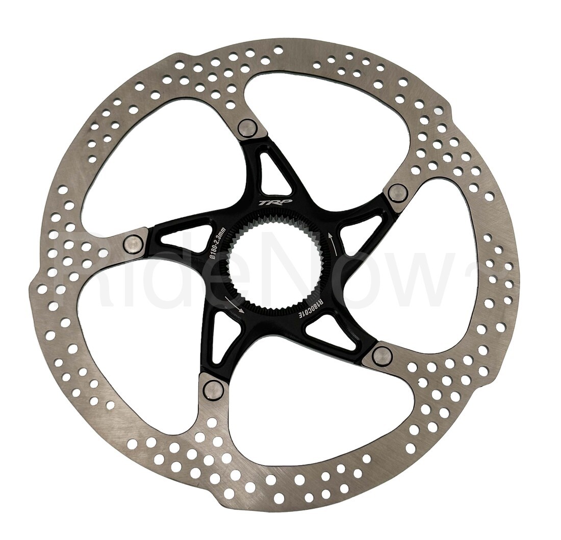 TRP Trail EVO HD-M843 Hydraulic Disc Brake Set F+R Black 180mm Rotors