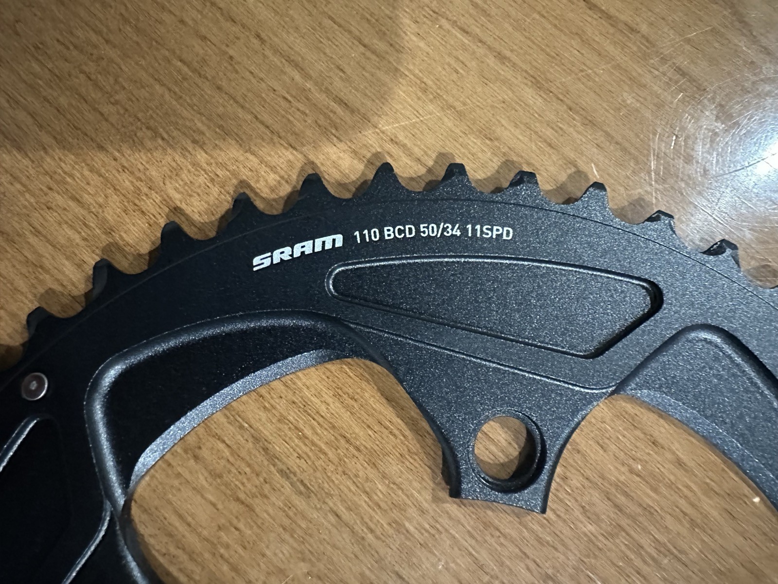 SRAM 50 tooth 50t Road Compact Chainring 11-speed 110 BCD use with 34t for 50/34