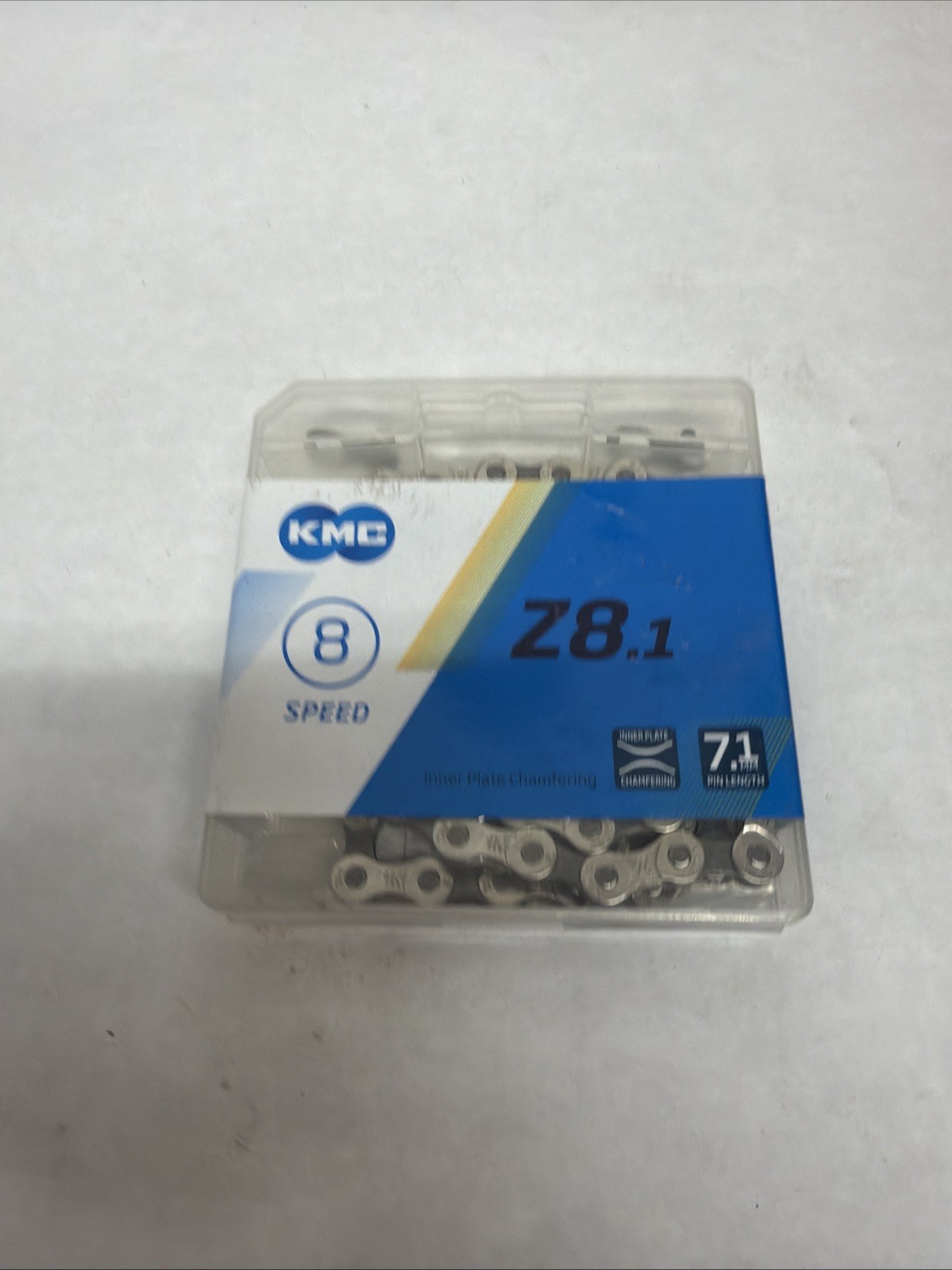 KMC Z8.1 1/2×3/32x116L 8speed 8spd Chain Silver Gray