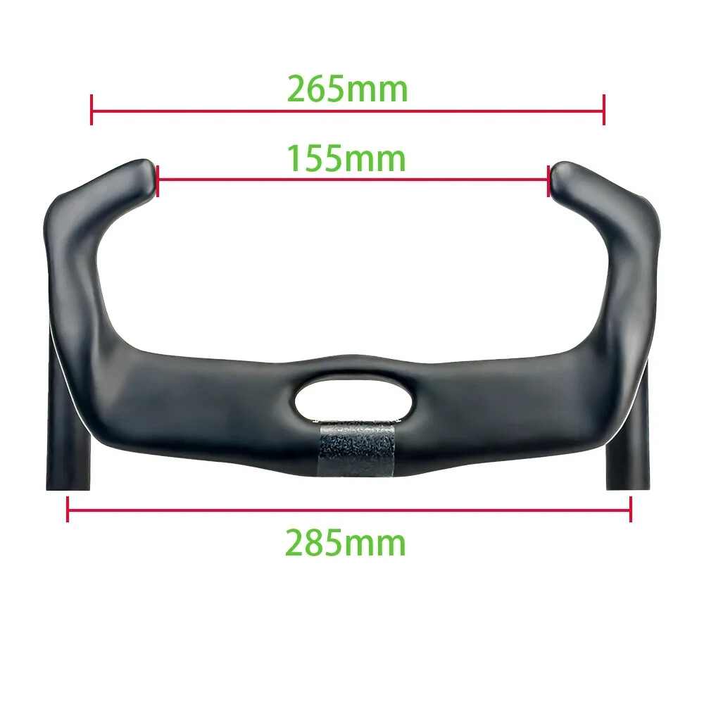 Carbon Fiber Track Cycling TT Bike Handlebars 31.8MM 285/305/325/345/365/385MM