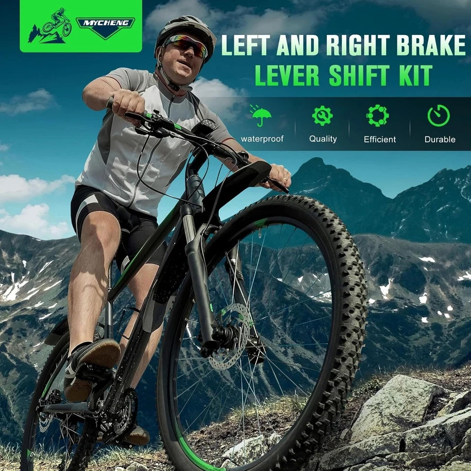 Bike Gear Shifter, 3X7 21 Speed Shifter Brake Lever Set for Mountain Bike, Road