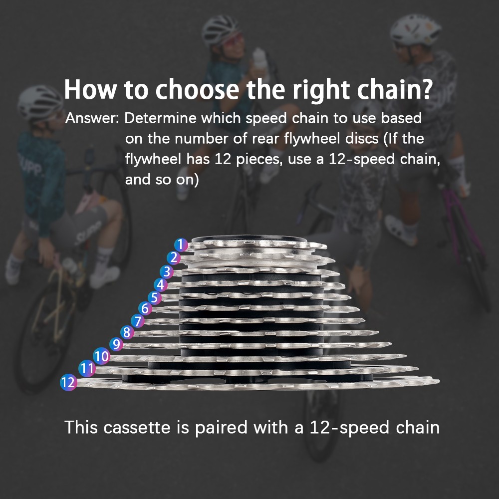 KMC X-Flat 12/13 Speed Waxed Flat Top Chain 126 Link For Sram FLATTOP T-Type