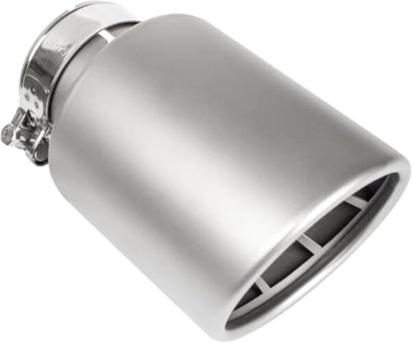 Stainless Steel Bolt-On Exhaust Tip 2.5″ Inlet 4″ Outlet 6.5″ Overall Length